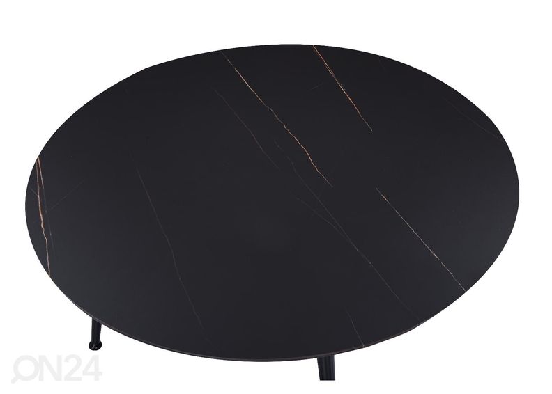 Diivanilaud Tron Ø 80 cm suurendatud