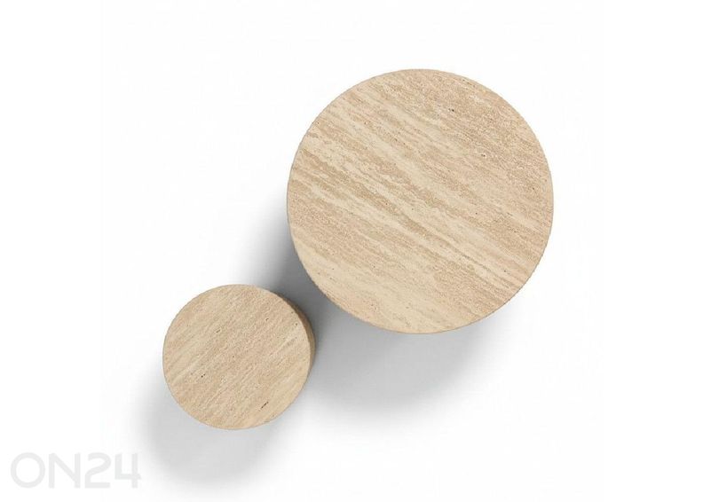 Diivanilaudade komplekt Bud 2tk, beež suurendatud