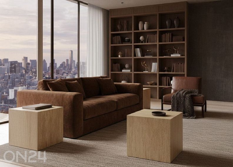 Diivanilaudade komplekt Bud Kuubik 2tk, beež suurendatud