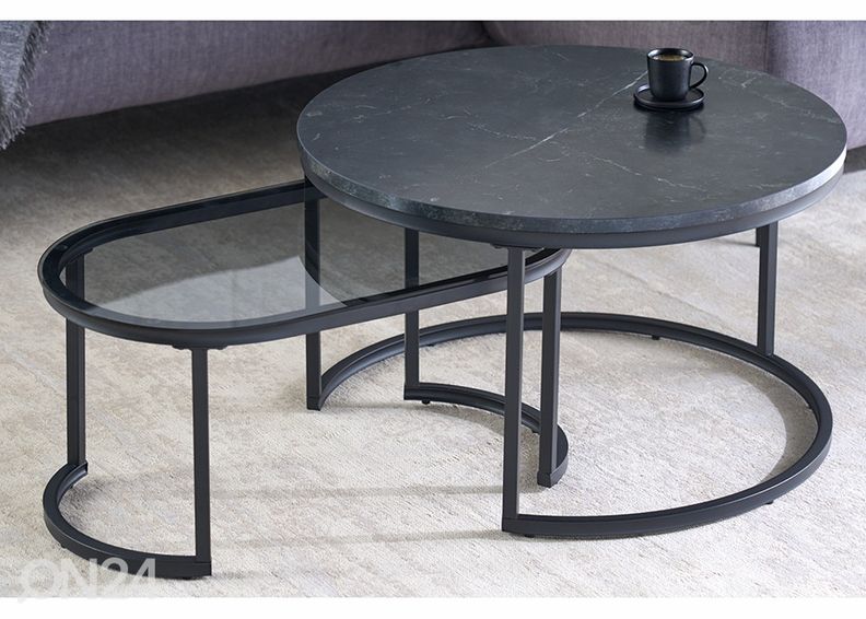 Diivanilaudade komplekt Elegance, 2 tk suurendatud