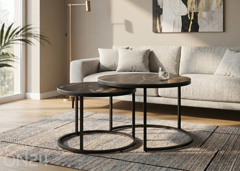 Diivanilaudade komplekt Elegance, 2 tk suurendatud