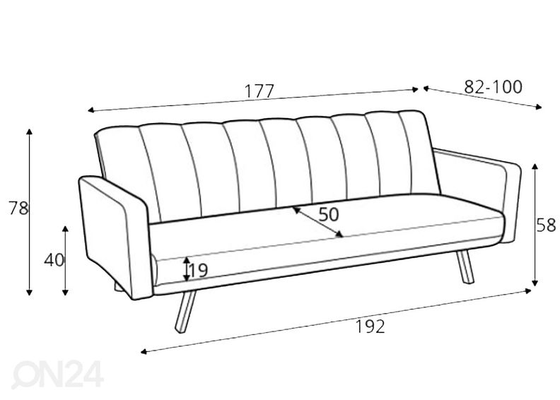 Diivanvoodi suurendatud