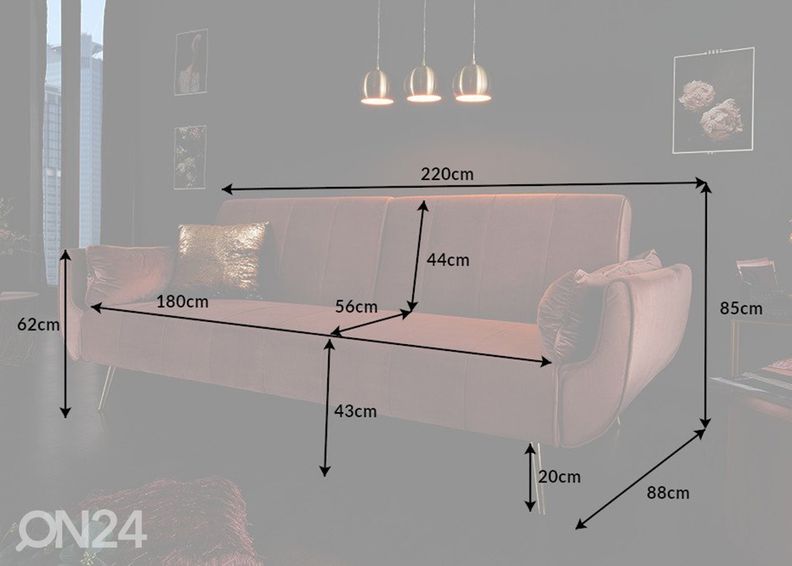 Diivanvoodi Divani II suurendatud