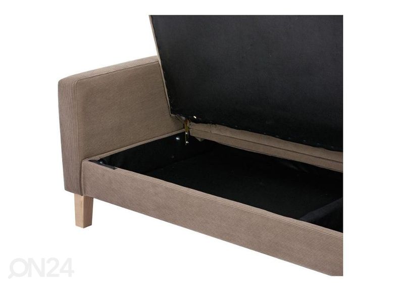 Diivanvoodi pesukastiga Ilse 204 cm suurendatud