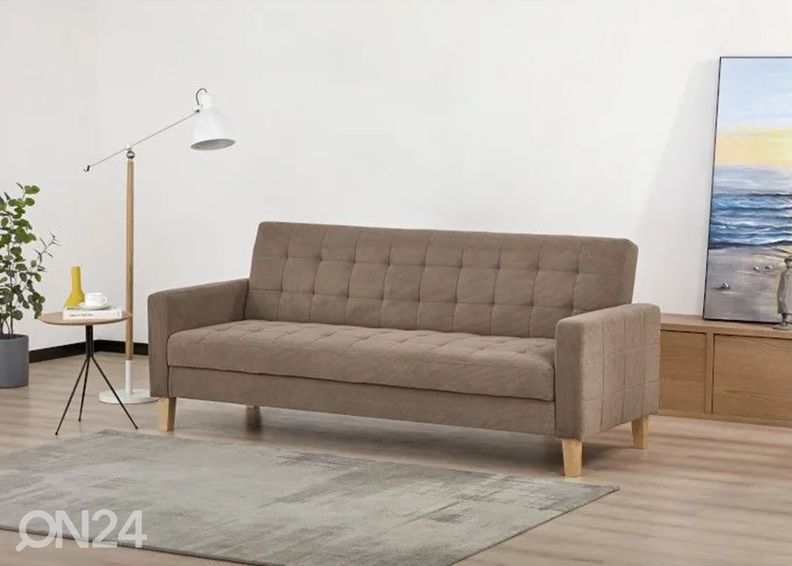 Diivanvoodi pesukastiga Ilse 204 cm suurendatud