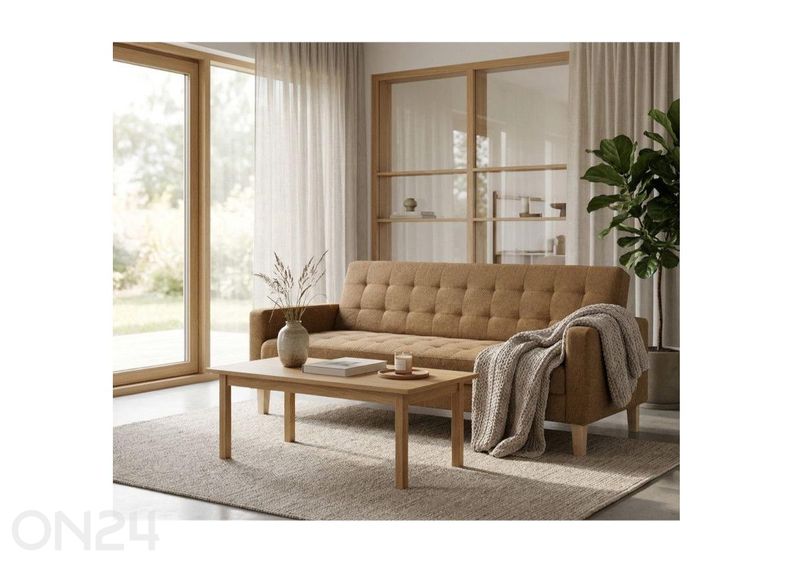 Diivanvoodi pesukastiga Ilse 204 cm suurendatud