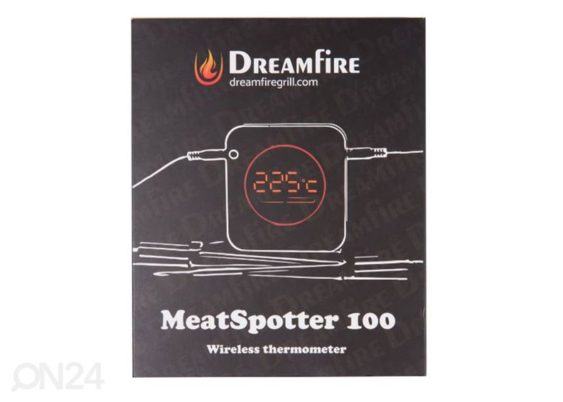 Dreamfire® Meatspotter 100 Bluetooth termomeeter 2 sondiga suurendatud
