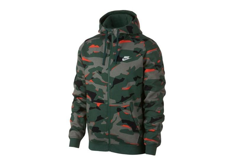 Dressipluus meestele Nike NSW Club Camo Hoodie FZ M AJ2105-323 suurendatud