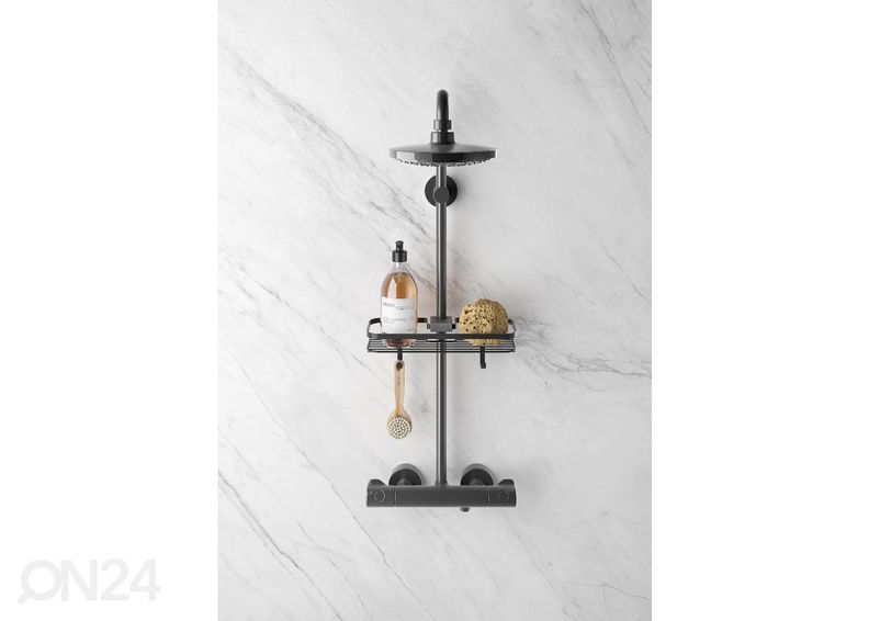 Duširiiul Origin madal, 29x11x9 cm, must suurendatud