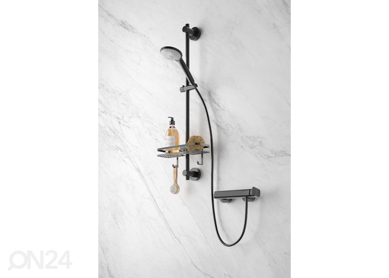 Duširiiul Origin madal, 29x11x9 cm, must suurendatud