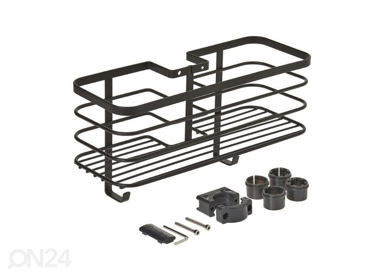 Duširiiul Origin sügav, 29x11x15 cm, must suurendatud