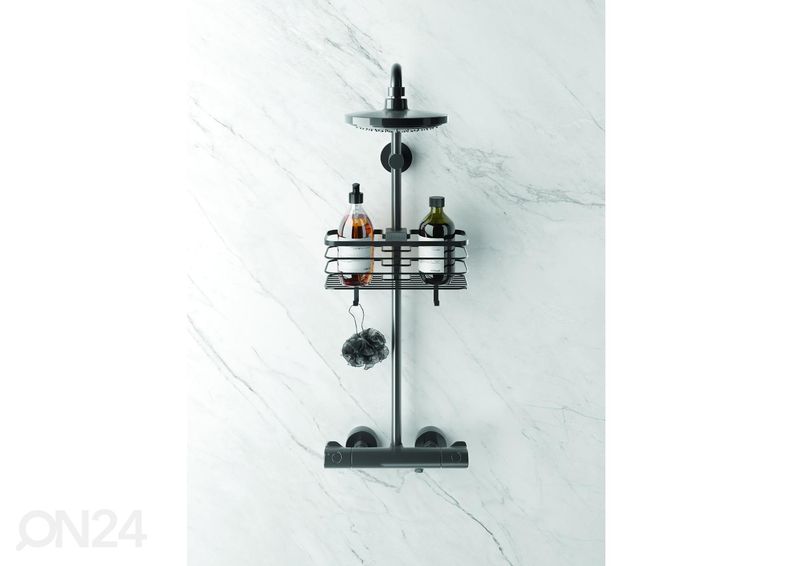 Duširiiul Origin sügav, 29x11x15 cm, must suurendatud