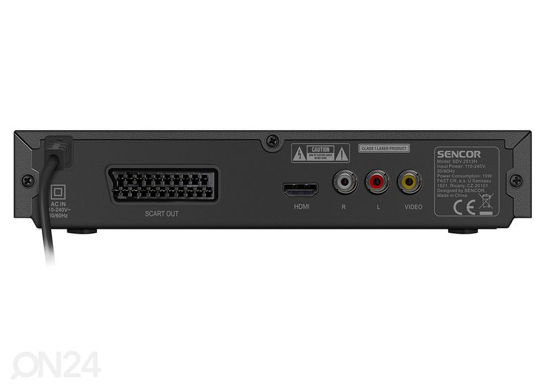 DVD-mängija Sencor SDV2513H suurendatud
