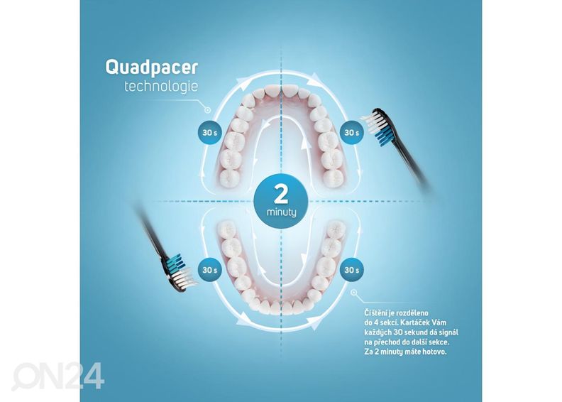 Elektriline hambahari Sencor SOC4011GD, kuldne suurendatud