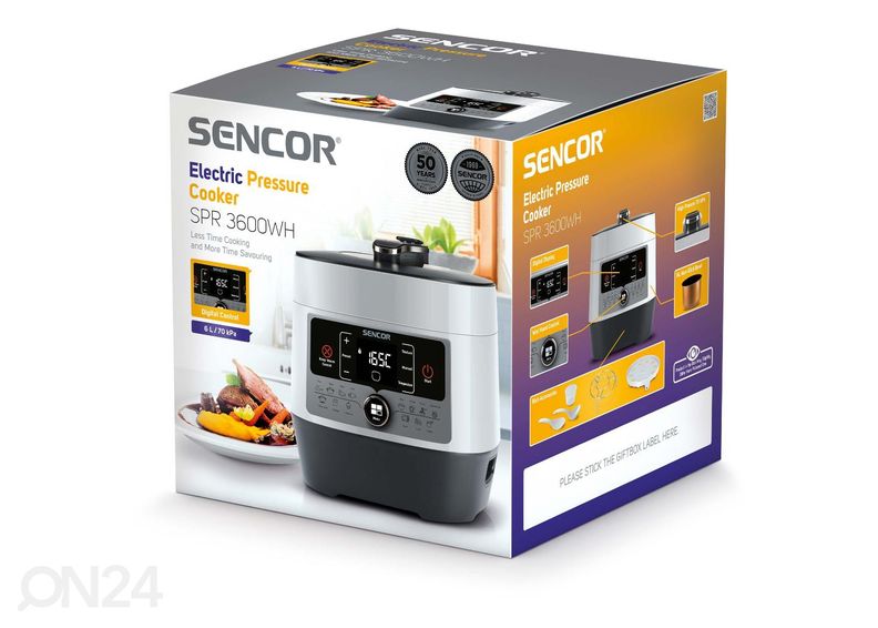 Elektriline kiirkeetja Sencor SPR3600WH suurendatud