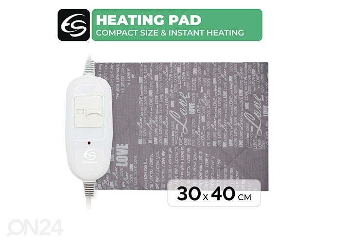 Elektrilise soojendusega Ecosapiens Ecogreyka 30x40 cm suurendatud