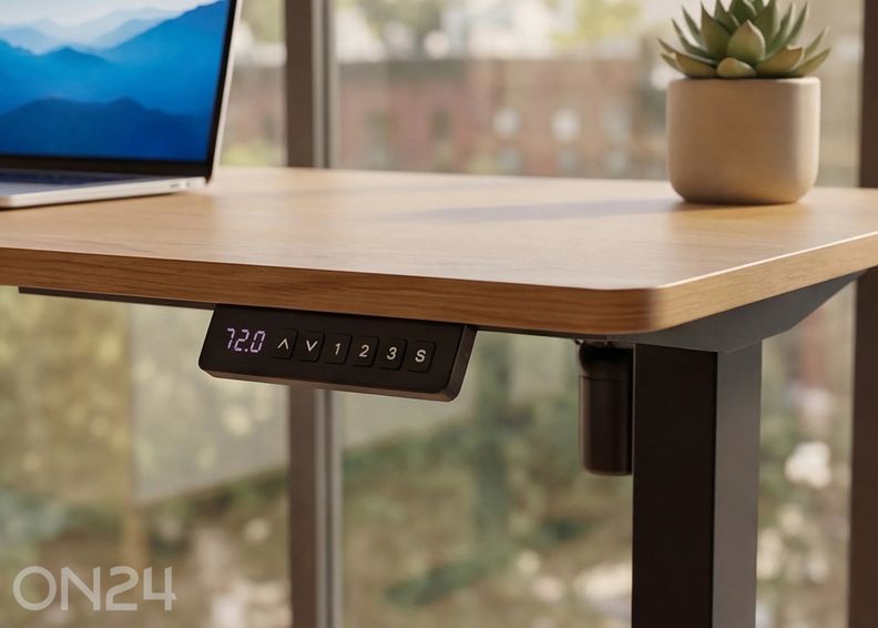 Elektriliselt reguleeritav kirjutuslaud Oak 120 cm suurendatud