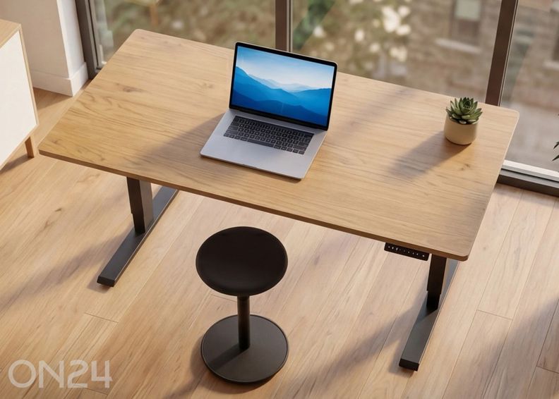Elektriliselt reguleeritav kirjutuslaud Oak 120 cm suurendatud