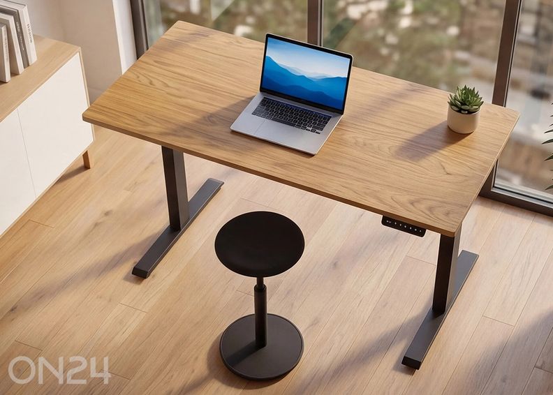 Elektriliselt reguleeritav kirjutuslaud Oak 140 cm suurendatud