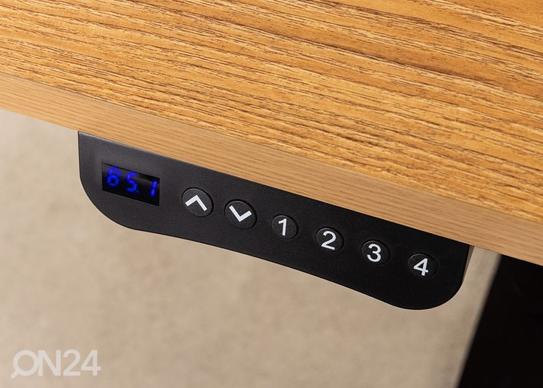 Elektriliselt reguleeritav kirjutuslaud Oak suurendatud