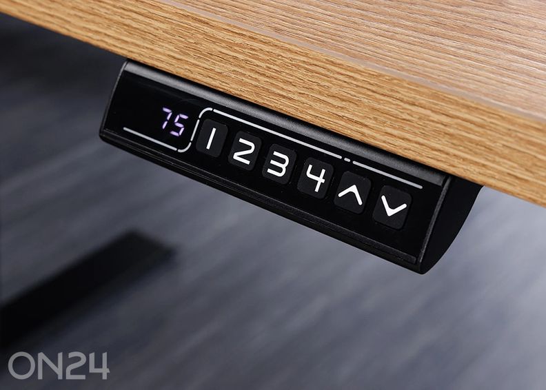 Elektriliselt reguleeritav kirjutuslaud Oak suurendatud