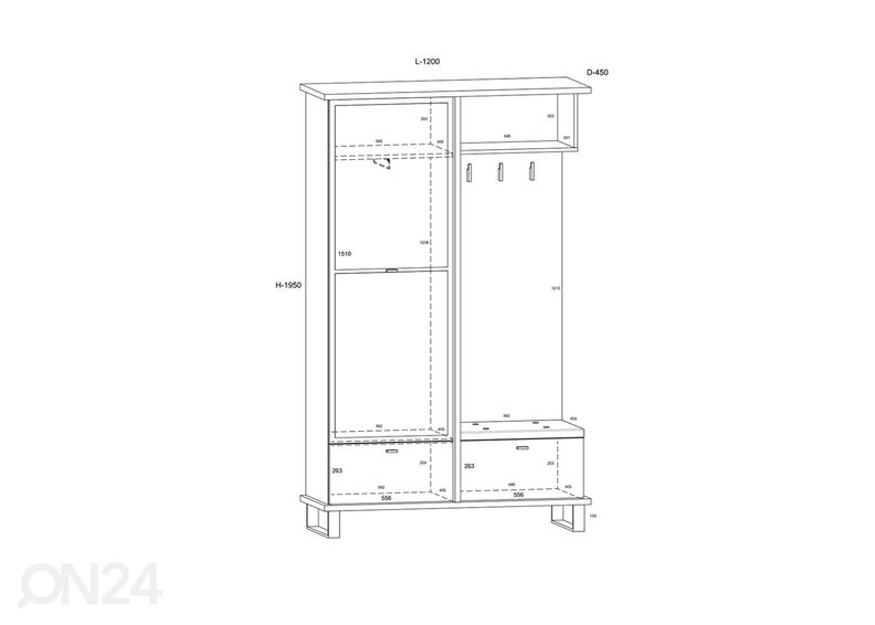 Esikukomplekt suurendatud