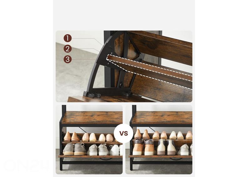 Esikunagi koos jalanõudekapiga suurendatud