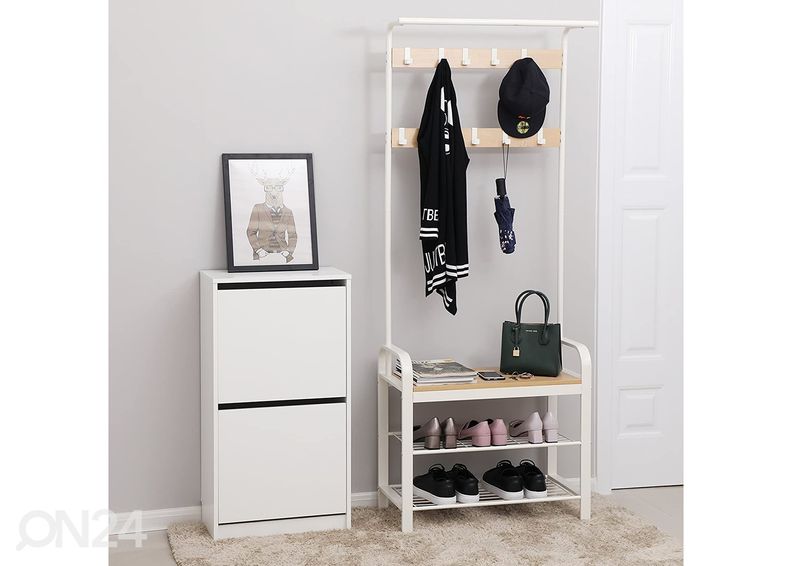 Esikunagi, valge/beež suurendatud