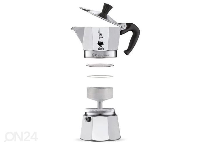 Espressokann Bialetti Moka express 12 tassile suurendatud