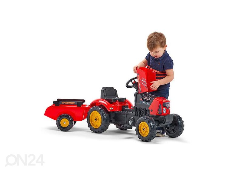 Falk Traktor Red Supercharger treileriga suurendatud