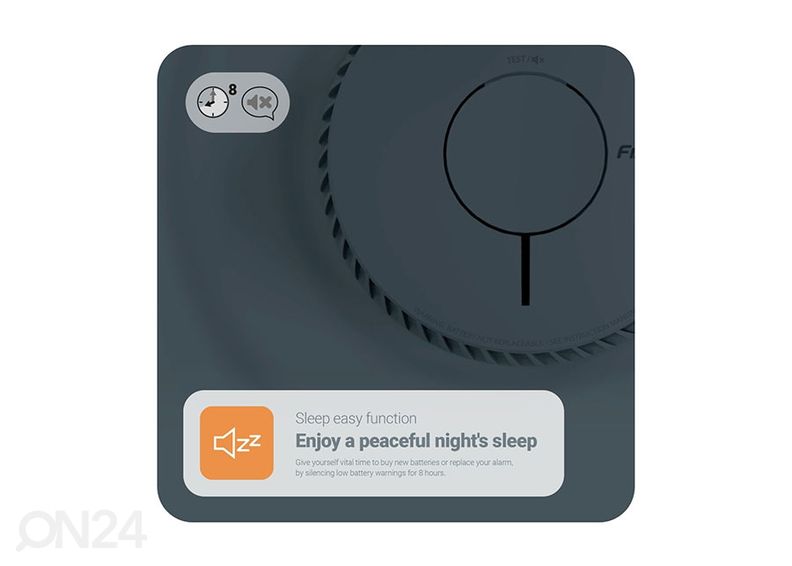 FireAngel Optiline Suitsuandur 10 aastase patareiga FA6120 suurendatud