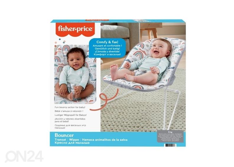 Fisher-Price lamamistool vikerkaar suurendatud