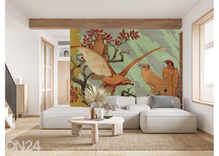 Fliis fototapeet Aigles by Maurice Pillard Verneuil 416x290 cm suurendatud
