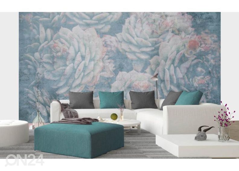 Fliis fototapeet Aloe Abstract 150x250 cm suurendatud