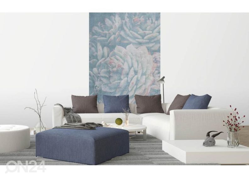 Fliis fototapeet Aloe Abstract 150x250 cm suurendatud