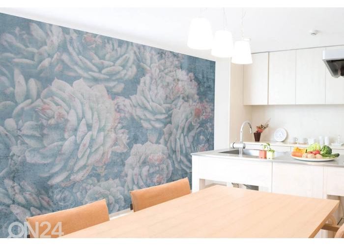 Fliis fototapeet Aloe Abstract 150x250 cm suurendatud