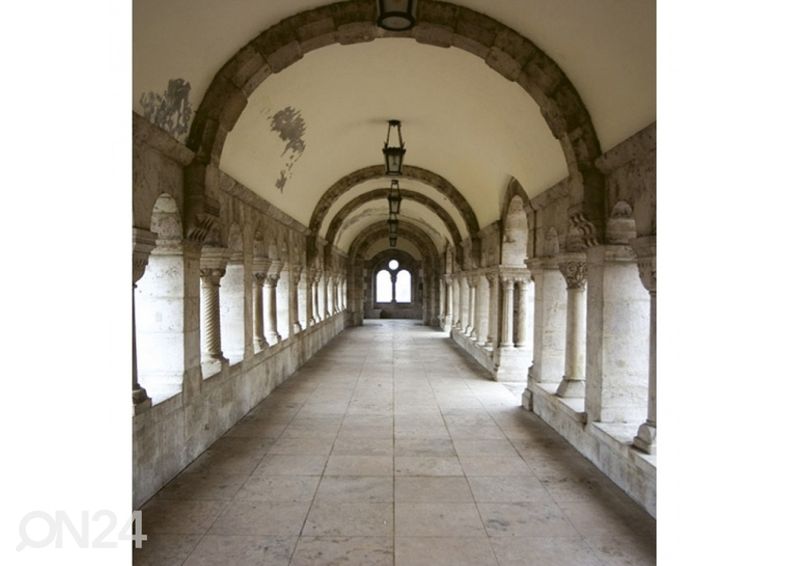 Fliis fototapeet Ancient corridor 150x250 cm suurendatud
