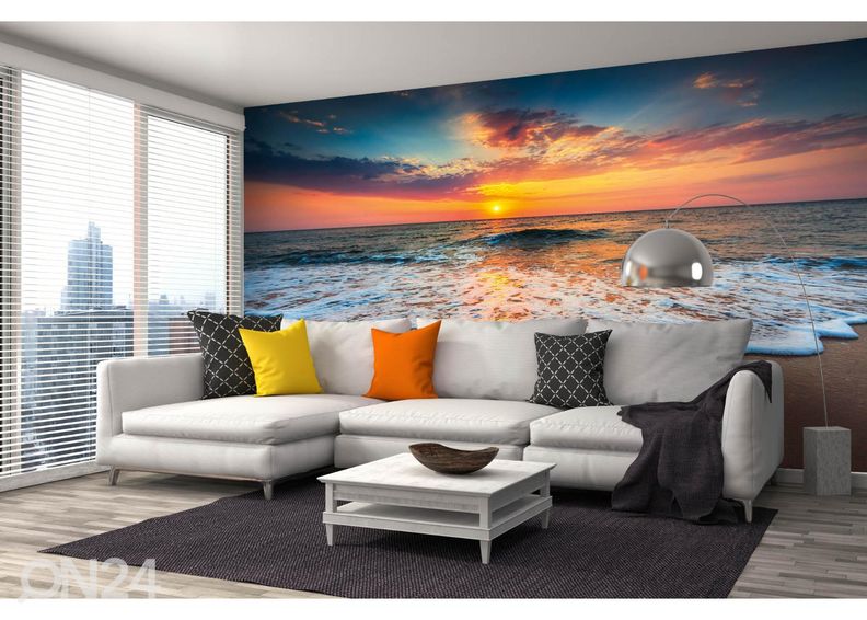 Fliis fototapeet Beautiful Cloudscape suurendatud