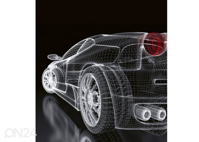 Fliis fototapeet Car model dark 225x250 cm suurendatud