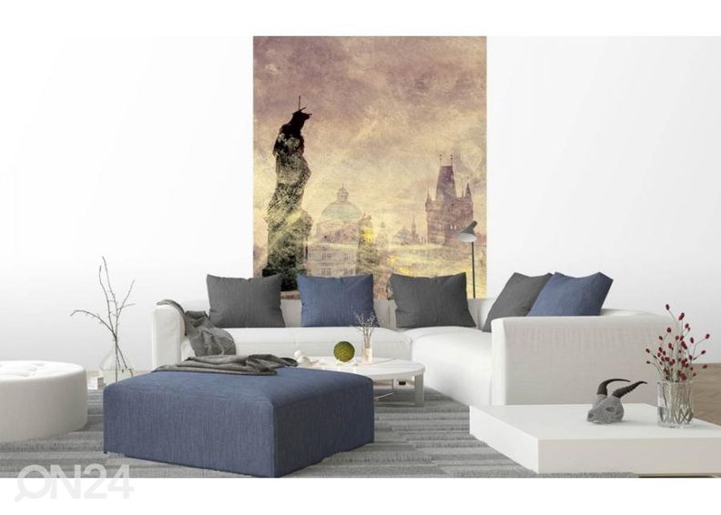 Fliis fototapeet Charles Bridge Abstract I 150x250 cm suurendatud