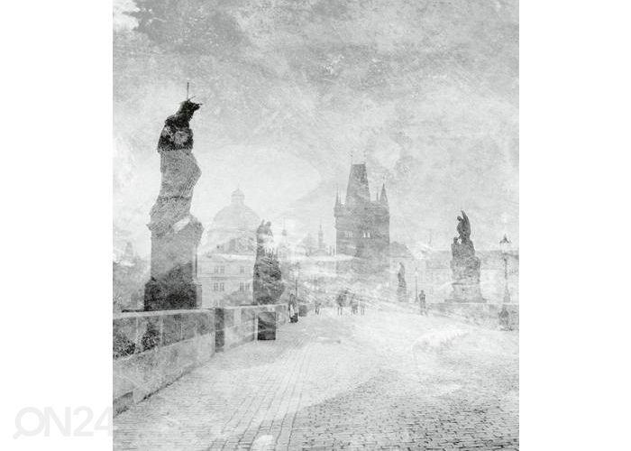 Fliis fototapeet Charles Bridge Abstract II 150x250 cm suurendatud