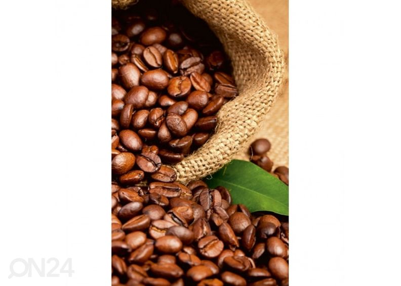 Fliis fototapeet Coffee beans 150x250 cm suurendatud