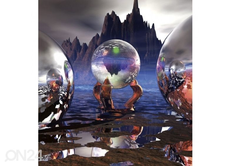 Fliis fototapeet Crystal vision 150x250 cm suurendatud