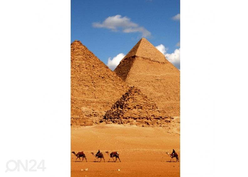 Fliis fototapeet Egypt pyramid 150x250 cm suurendatud