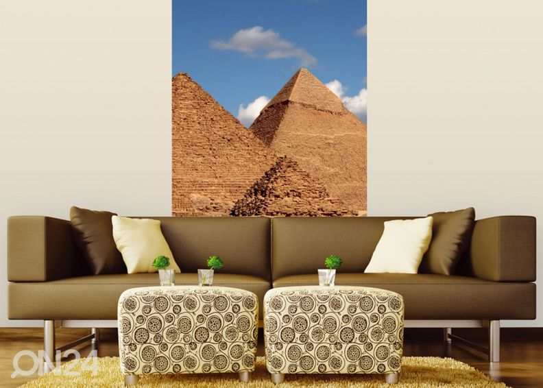 Fliis fototapeet Egypt pyramid 150x250 cm suurendatud