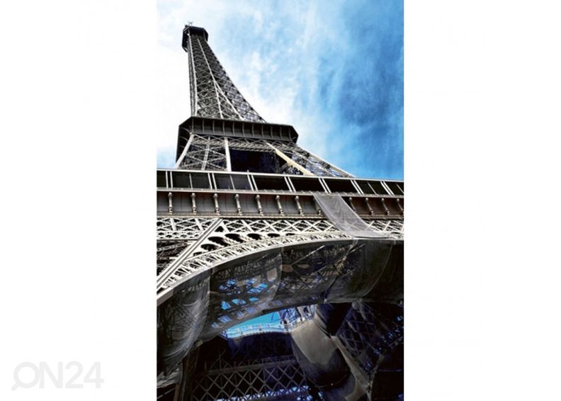 Fliis fototapeet Eiffle tower 150x250 cm suurendatud