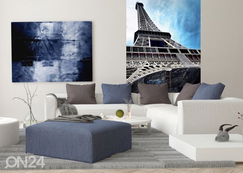 Fliis fototapeet Eiffle tower 150x250 cm suurendatud