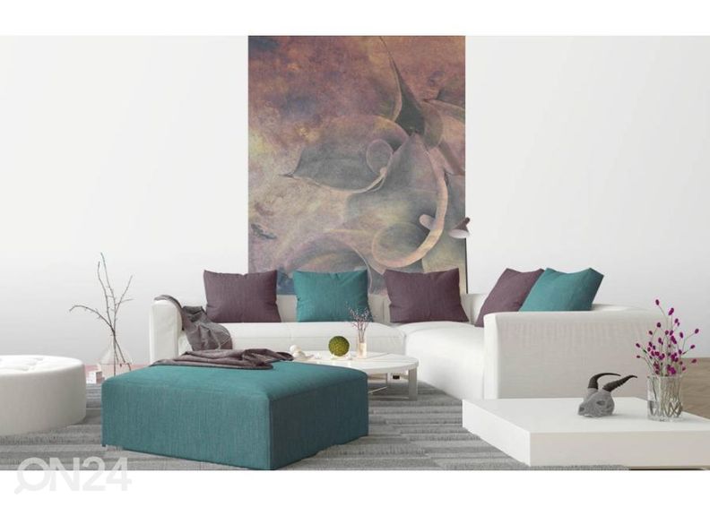 Fliis fototapeet Flower Abstract I 150x250 cm suurendatud