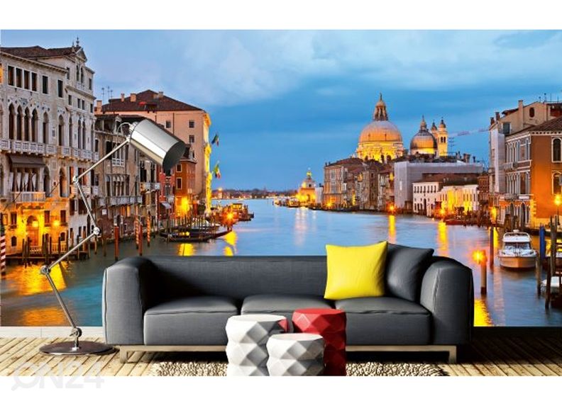 Fliis fototapeet Grand canal 225x250 cm suurendatud