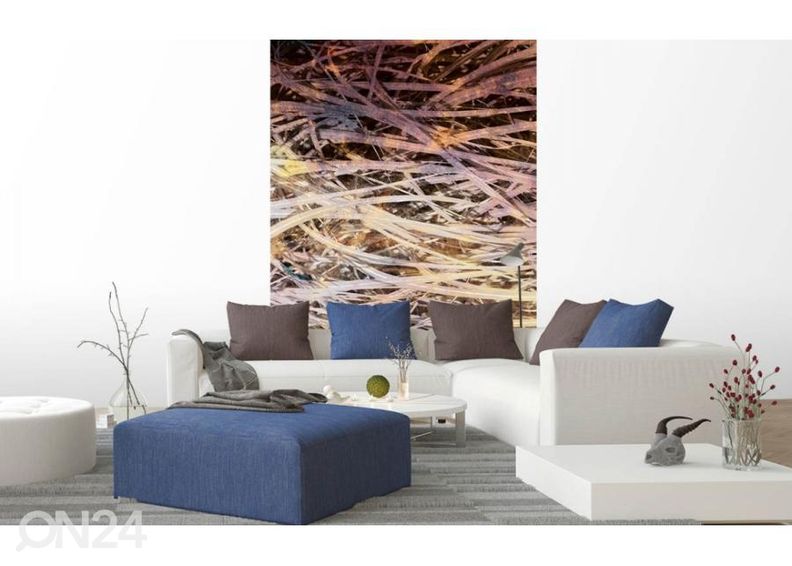 Fliis fototapeet Hay Abstract I 150x250 cm suurendatud